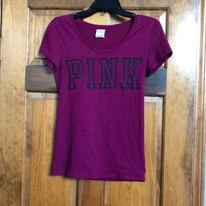 PINK maroon T-shirt